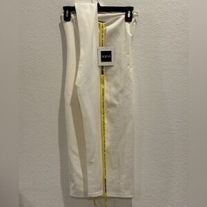 NWT Alieva Dasha Modern Midi Dress in off white